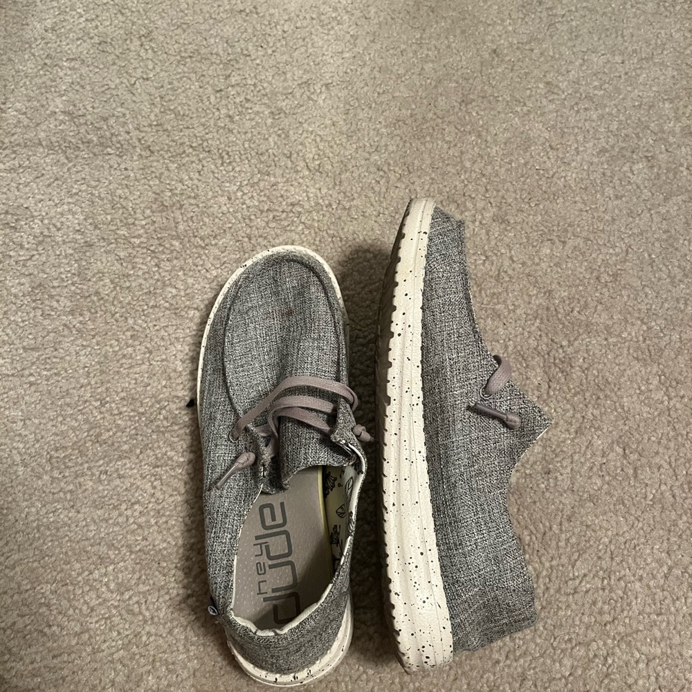 Hey Dude Gray Casual Shoes